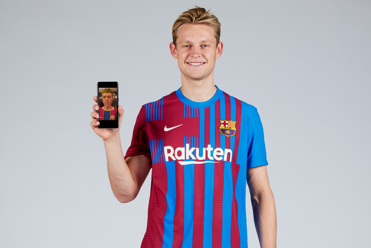 frenkie de jong with avatar
