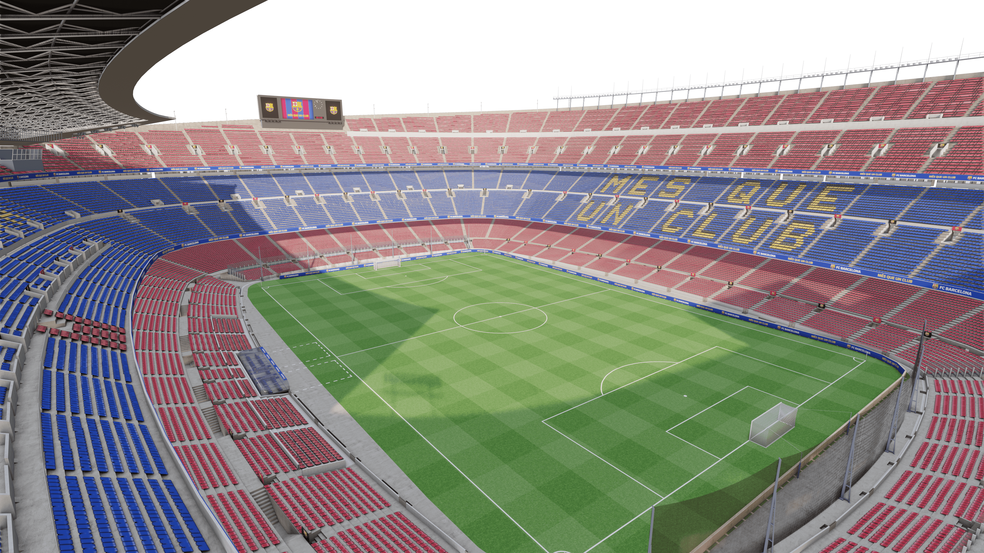 camp nou virtual top view