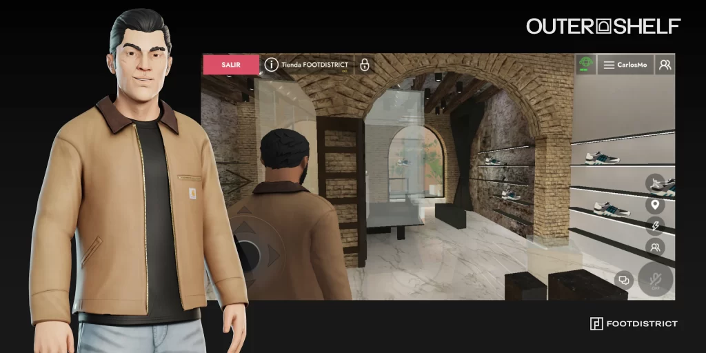 Outer Shelf metaverse de FOOTDISTRICT.