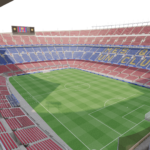 virtual camp nou aerial view