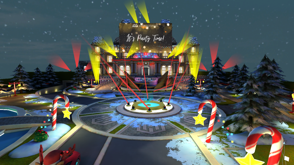Metaverse Mansion for virtual parties
