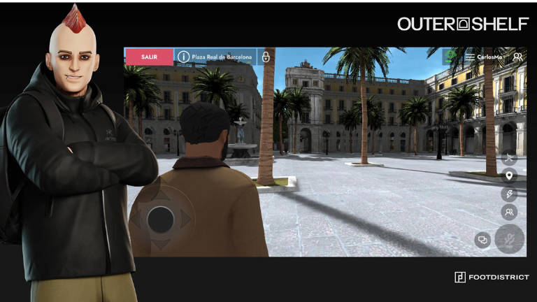 Outer Shelf, FOOTDISTRICT’S White-Label Metaverse Built with Virtway Technology